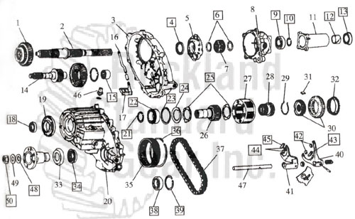 DSP Transmission Slip Yoke For Jeep NP231 Transfer Case - 1310 Series 1.176x27 Spline