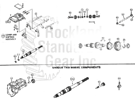 Tremec TR-3550 & TKO Transmissions diagram